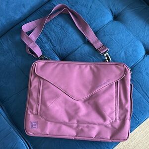 purple laptop organizer bag